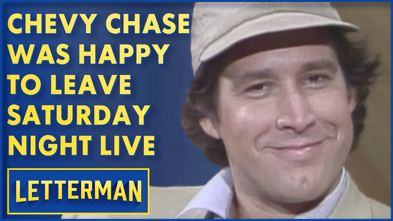 Чеви Чейз был рад покинуть шоу «Saturday Night Live» | Дэвид Леттерман
