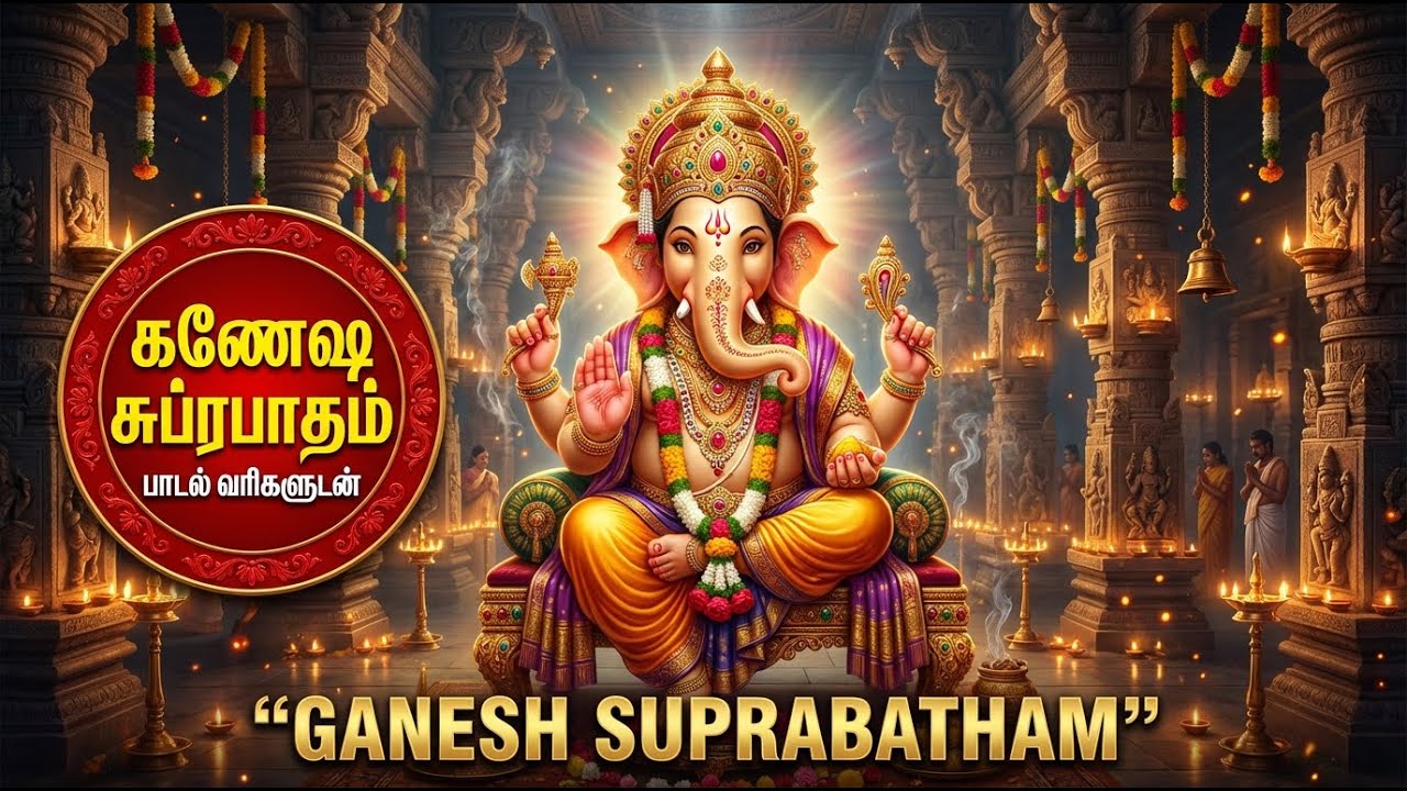 Wednesday Special Ganesha Suprabatham 🙏 | Powerful Vinayagar Tamil Bhakti Padalgal