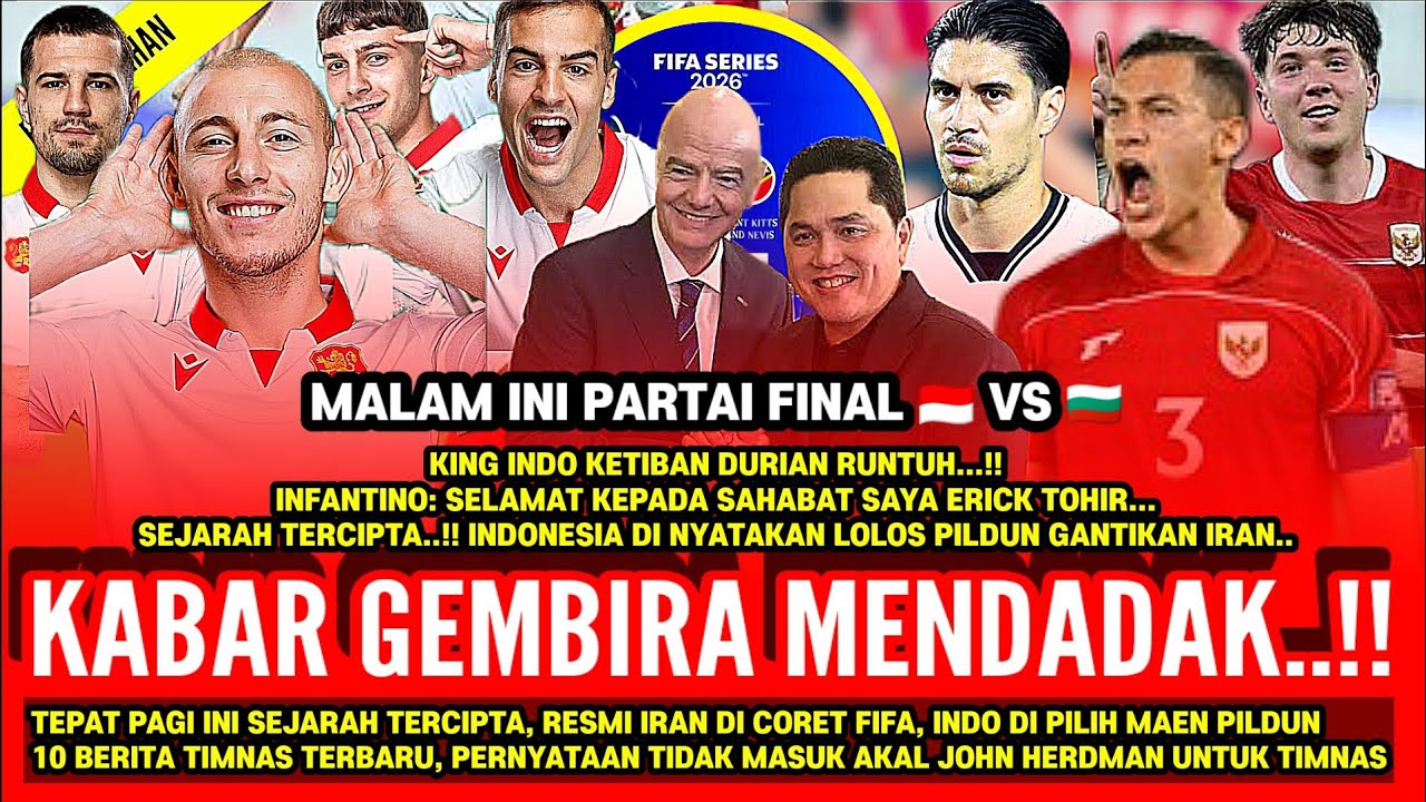 Berita Timnas Indonesia Hari Ini, SENIN 30 MARET 2026 HARI INI | Kabar PSSI Terbaru