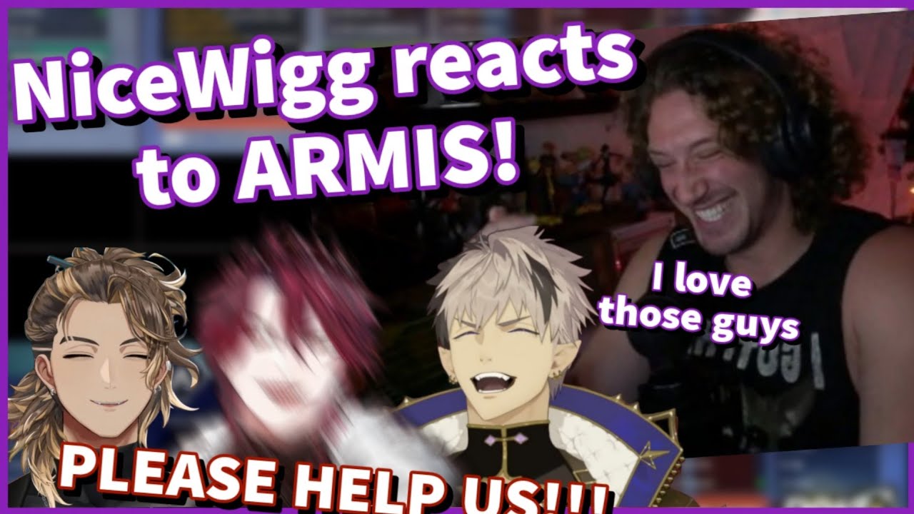 NiceWigg CAN'T STOP LAUGHING after meeting the ARMIS boys!【#DOKIOVERSIGHT2024 | Holo ARMIS】
