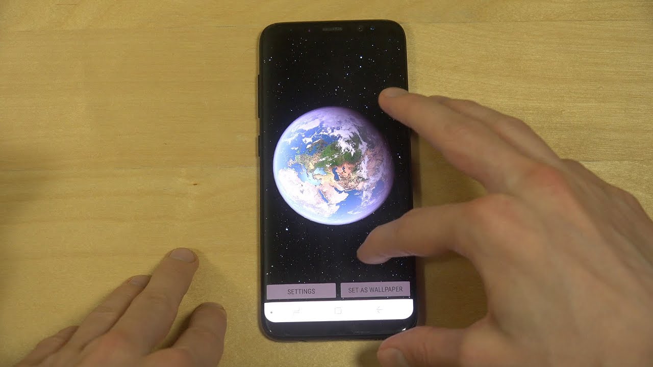 Shockingly Beautiful Earth Live Wallpaper App Samsung Galaxy S8 Review!