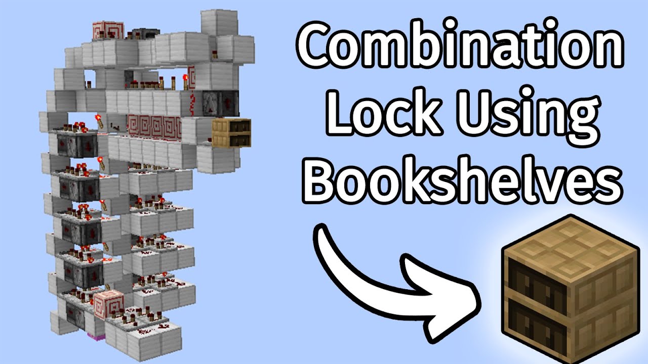 New Chiseled Bookshelf Combination Lock (Minecraft Snapshot 22w46a)
