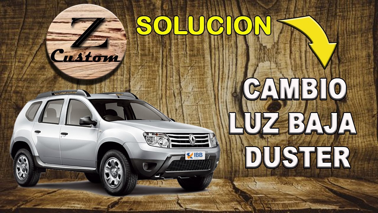 Cambios de luz de Baja Renault Duster , lampara H7 12V 55W , tambien sirve para Dacia Duster !!!