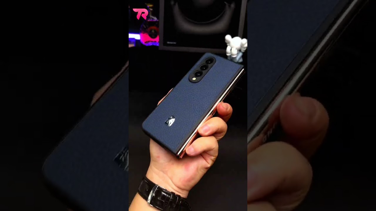 Premium Leather Feel Case for Samsung Galaxy Z Fold 4 #shorts