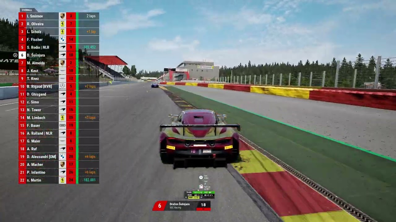 McLaren 720s GT3 EVO I Spa Franchorchamps I Dražen Šušnjara PB I LFM BOP I 2:16.962