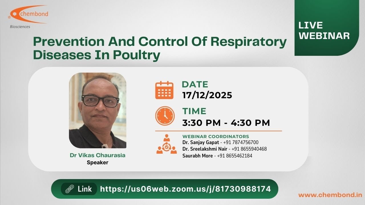 🎥 Prevention and Control of Respiratory Diseases in Poultry | Dr. Vikas Chaurasia