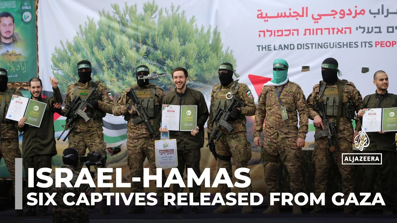 Israel-Hamas exchange deal: Six captives released released from Gaza