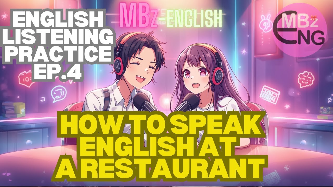 English Restaurant Conversation | Advanced Vocabulary & Real-Life Dialogues | MBZenglish