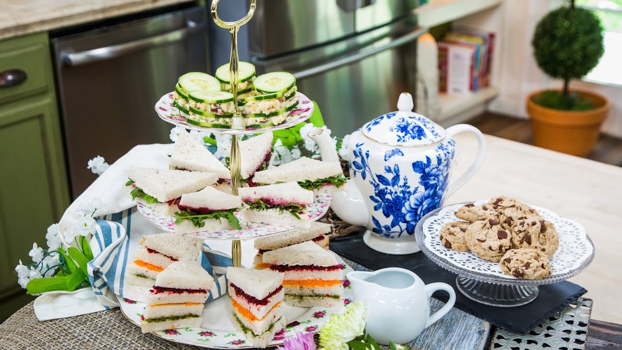 Tea Sandwiches and Pastries - Home & Family
