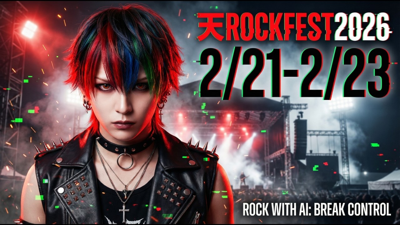 【天 ROCK FEST 2026】出演告知・宣伝映像｜Edited by RUKI HUWA (DEAD FAITH)｜La Vie Noire 出演：2/21 前夜祭