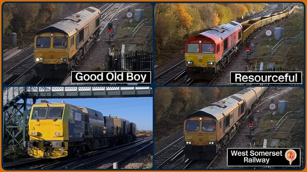 Diesel Trains at Hoo Junction on the North Kent Line.