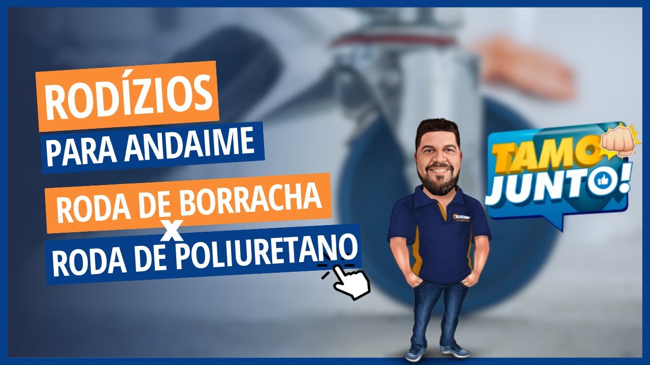 Rodízios para andaime: rodas de borracha x poliuretano