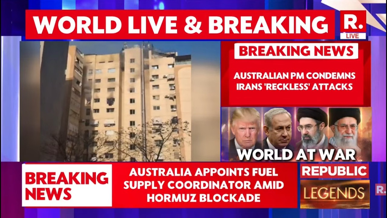 BREAKING LIVE: Australian PM Condemns Iran's 'Reckless' Reprisal Attacks In West Asia