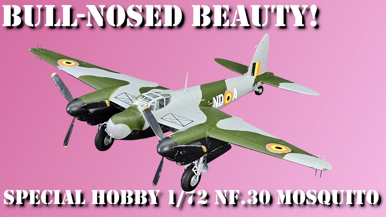 Более детализированный, чем Airfix? Совершенно новый! 2025 Special Hobby Mosquito NF.30 в масштаб...
