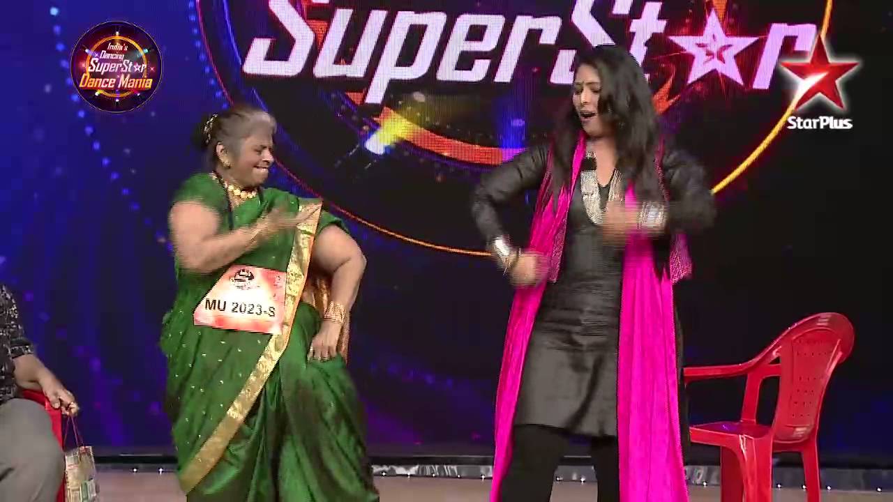 Geeta Kapur performs some bhangra with Nardi Parekh