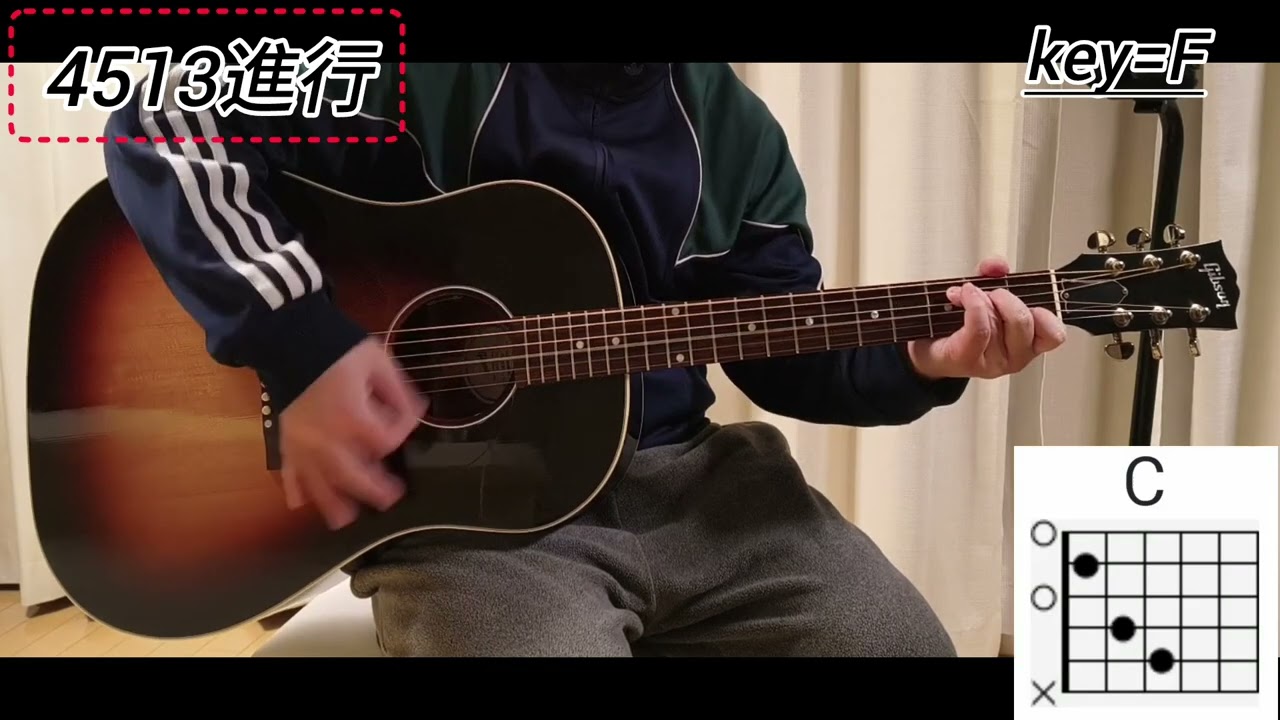 【コード譜有】4513進行弾いてみた