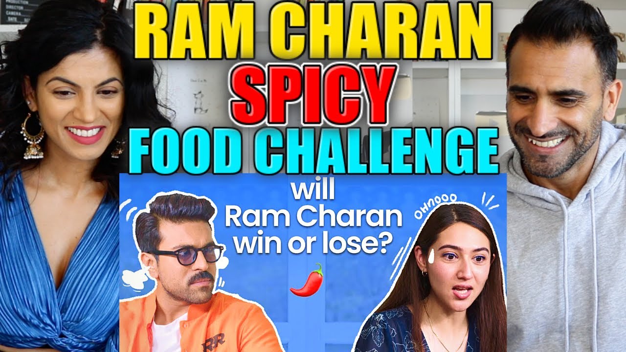 RRR Hero RAM CHARAN 🔥| North Indian vs South Indian 🌶️ Spicy Food challenge | Sahiba Bali | Zomato