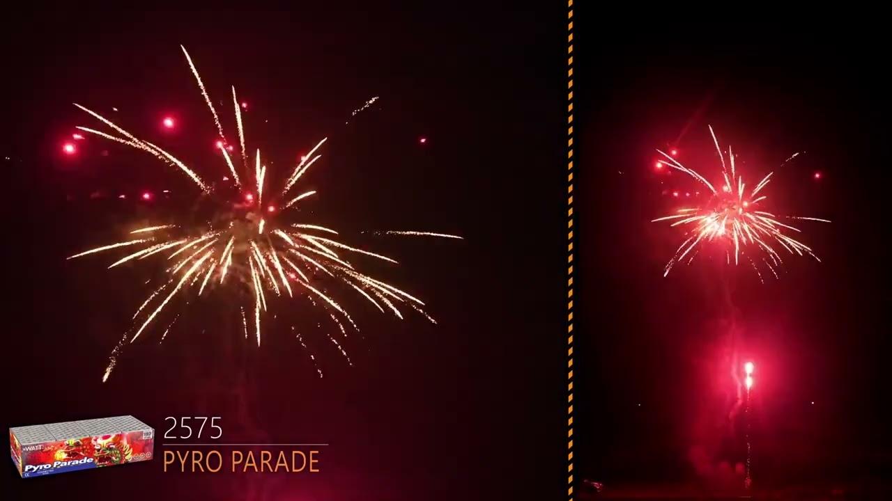Vuurwerk   Pyro Parade   2575 CAT F2 El Blanco Quality Fireworks