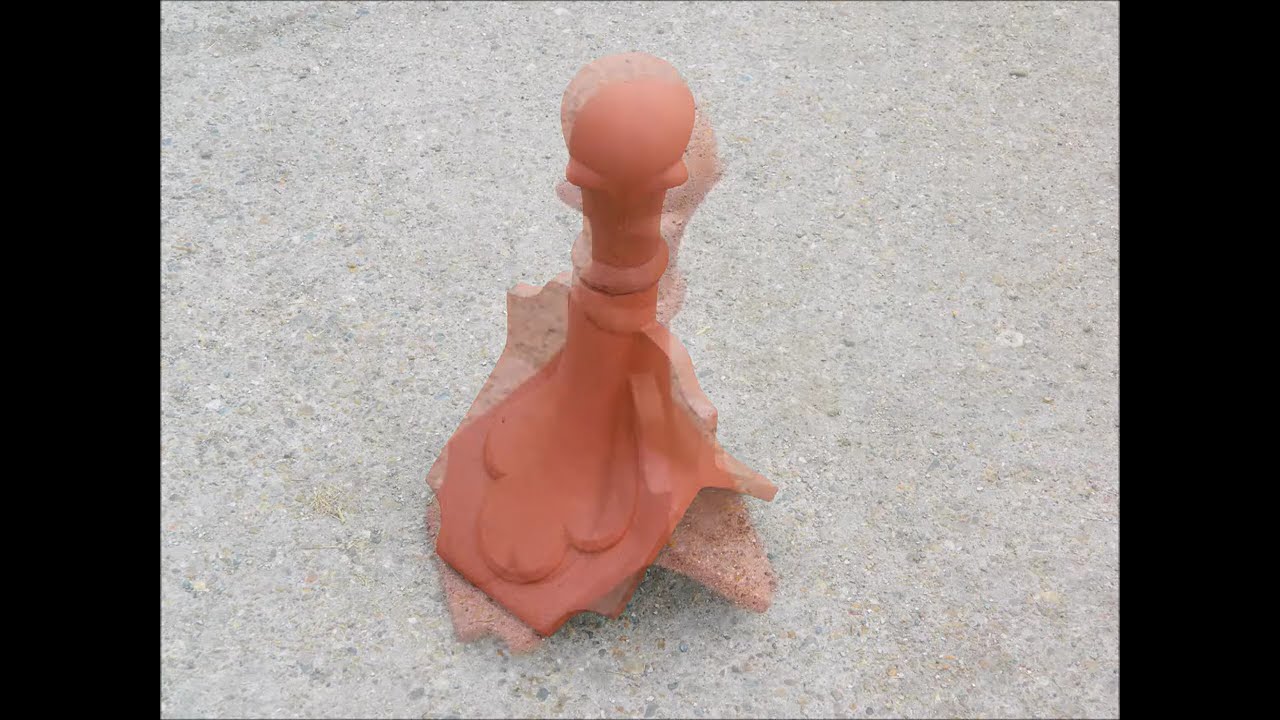 Victorian 4 leaf ball finial product slideshow FIN-00-45-02