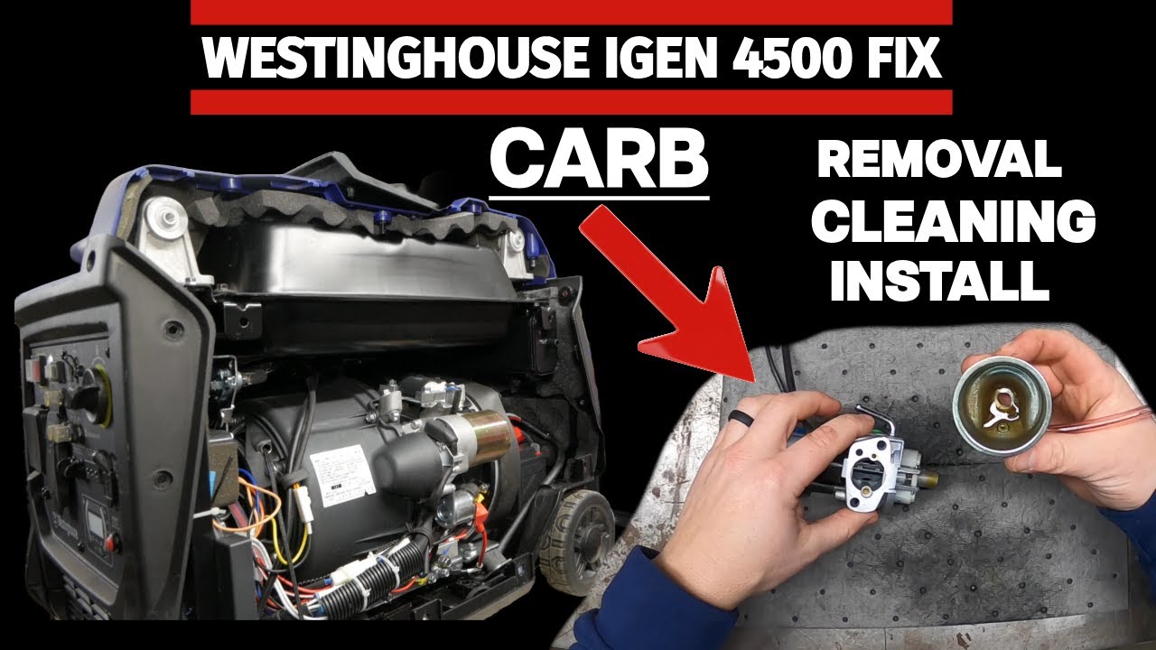 Генератор Westinghouse iGen4500 не запускается? РЕШЕНИЕ! Чистка карбюратора и диагностика топливн...