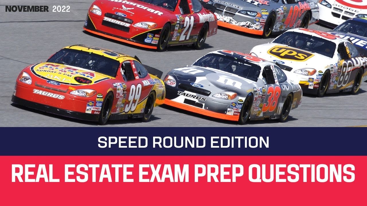 Real Estate Exam Prep Questions Speed Round | National Content