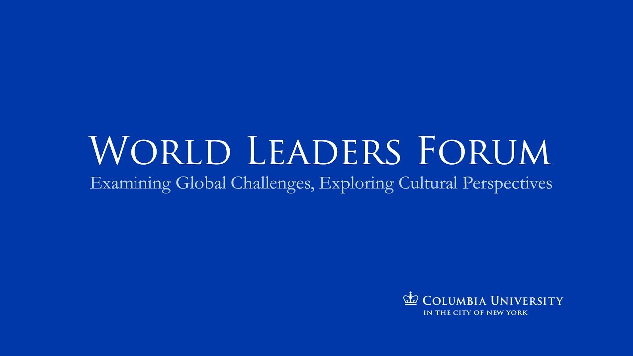 World Leaders Forum - His Excellency Dr. Hage G. Geingob, President of the Republic of Namibia