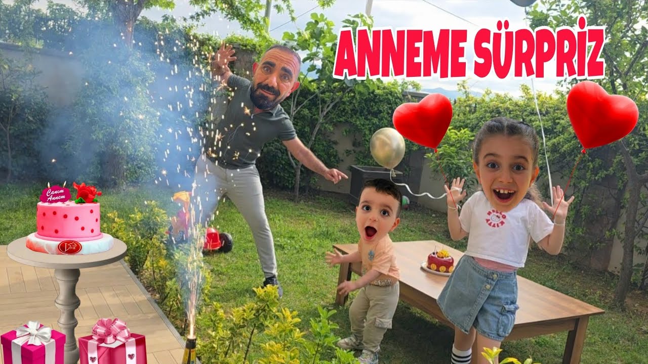 POYRAZ ELİF BABASIYLA SÜRPRİZ HAZIRLADI!!