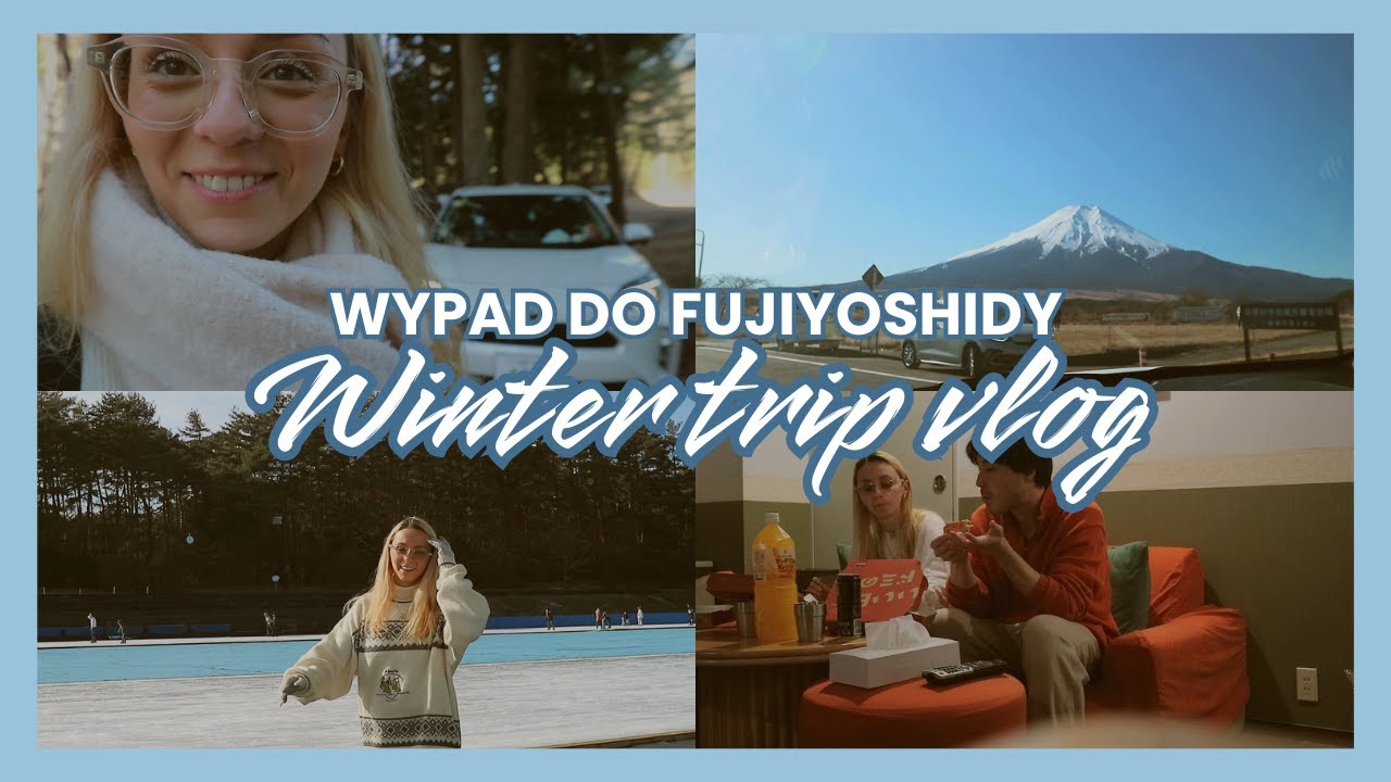 WINTER TRIP VLOG 🤍| łyżwy w Fujiyoshida ⛸| wioska Naruto?! 🫨| hotel z lat 80 i dużo dobrego jedzonka