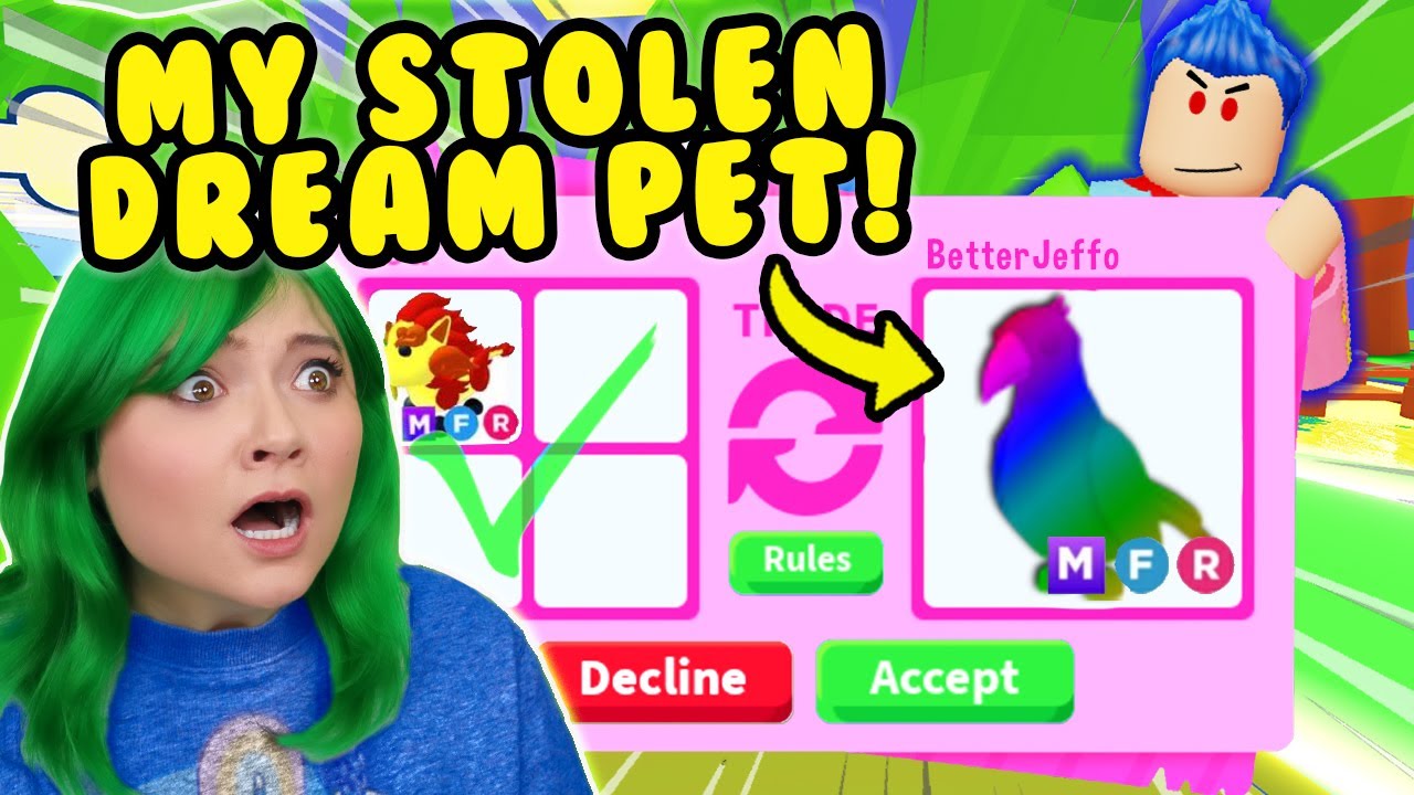 I FOUND MY *STOLEN MEGA CROW* DREAM PET & HAD TO MAKE A MEGA AT 3 AM TO GET IT BACK! Adopt Me Roblox