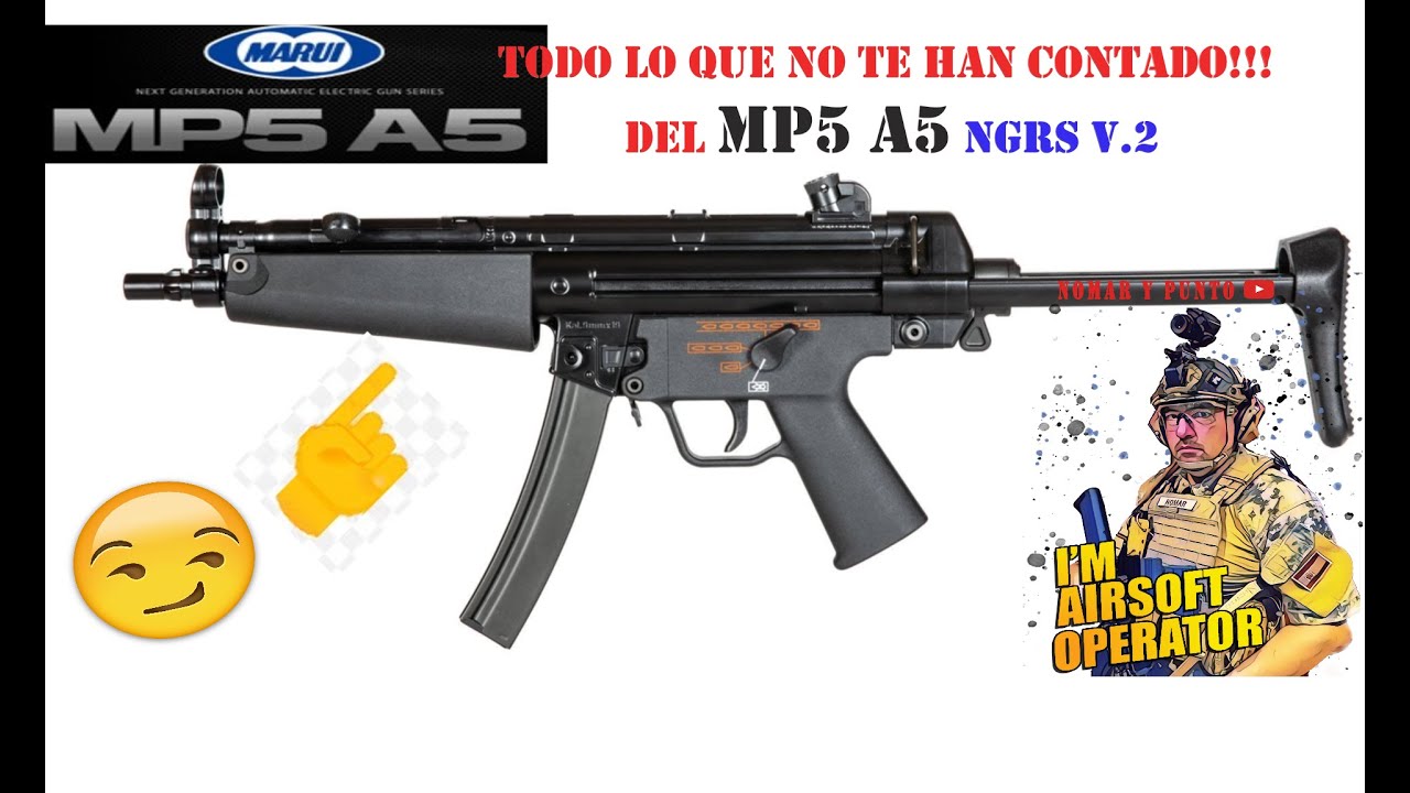 MP5A5 NGRS – Tokyo Marui Airsoft en Español