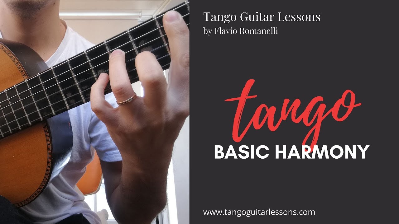 How to play tango -  Tango basic harmony (usual chords)