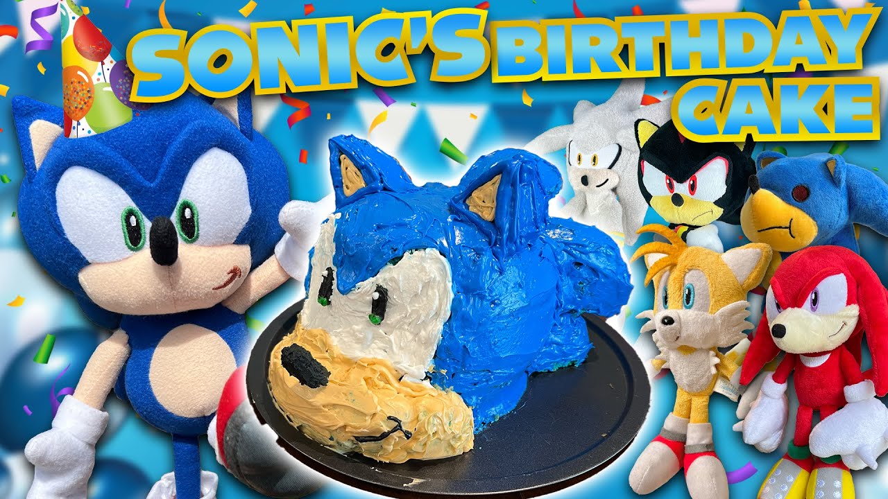 Sonic Plush: Sonic's Birthday Cake!