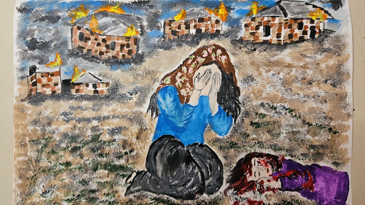 26 fevral rəsm | Xocalıya aid şəkil çəkmək #XOCALI