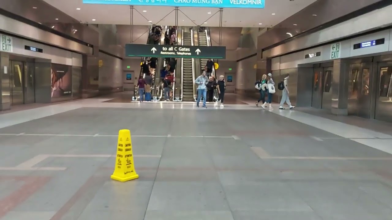 Denver Airport Train (Terminal to Concourse C 6/10/2023)