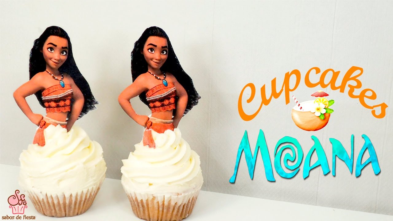 🌊CUPCAKES DE MOANA 🎈 Sabor de Fiesta.