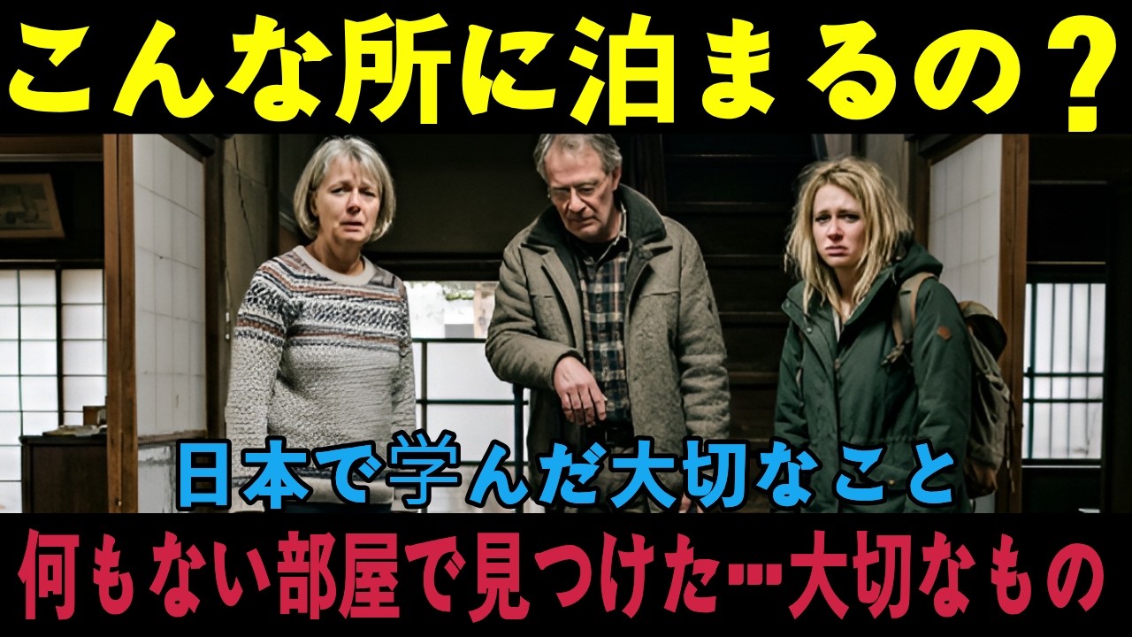 「最悪の旅行だ！」日本の古宿に絶望したドイツ人家族しかし翌朝、日本の“あるもの”に全員が号泣…
