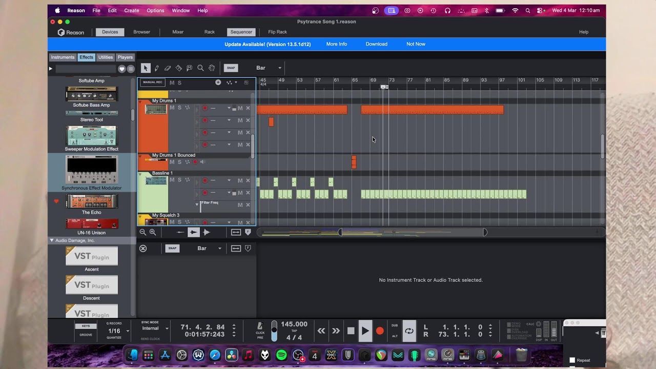 Continueing Psytrance Track