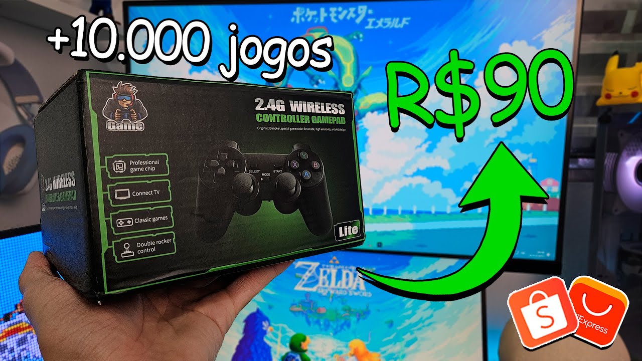 o Game Stick mais BARATO da Shopee e Aliexpress! (valeu a pena?)