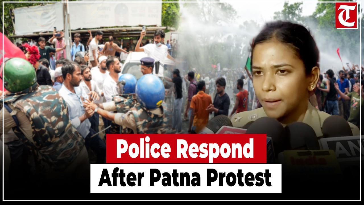 Patna Protest: Bihar Police Deny Lathi Charge, Say Stone Pelting Injured Officers