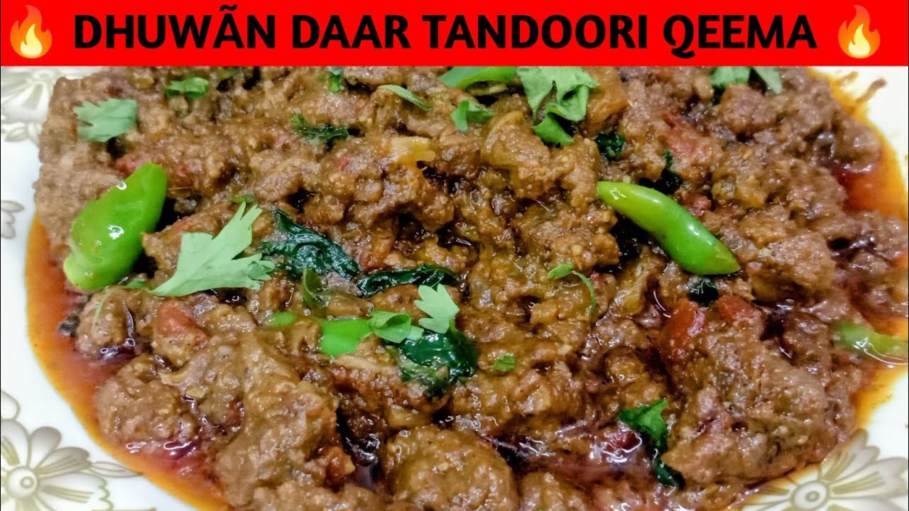 Tandoori Qeema Karahi Recipe | Smoky Beef Keema Recipe 