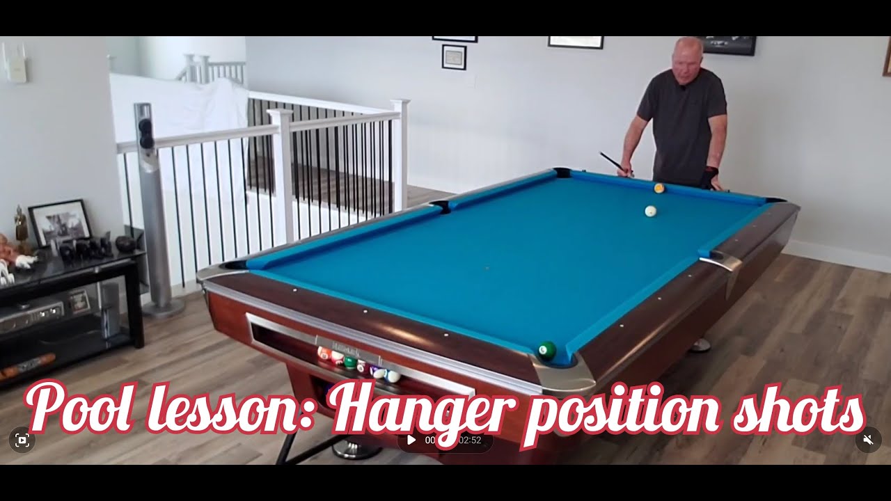 Must have shots in your arsenal: Table length hanger position shots for the win.