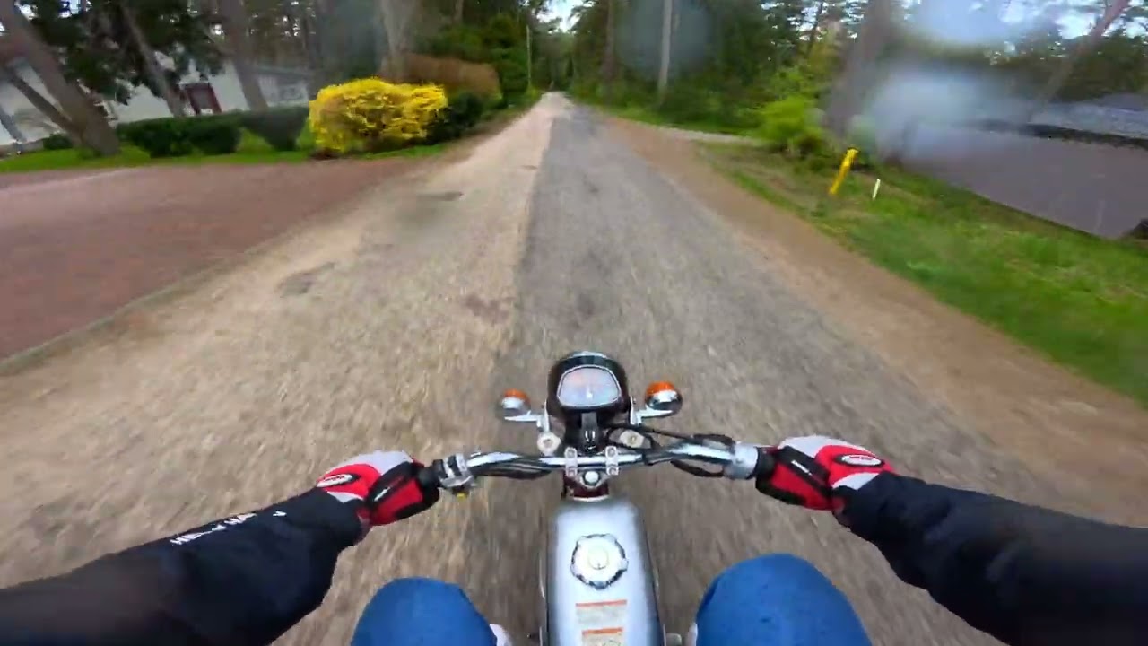 Honda Benly CD50S 50cc 4-Stroke Geared Moped | 4K POV Test Drive
