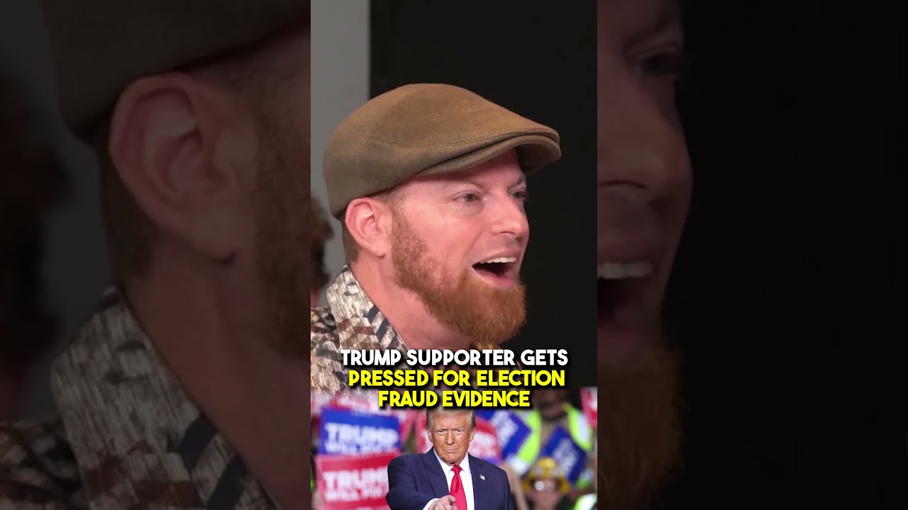Trump Supporter Could Not Name One Piece Of Evidence
