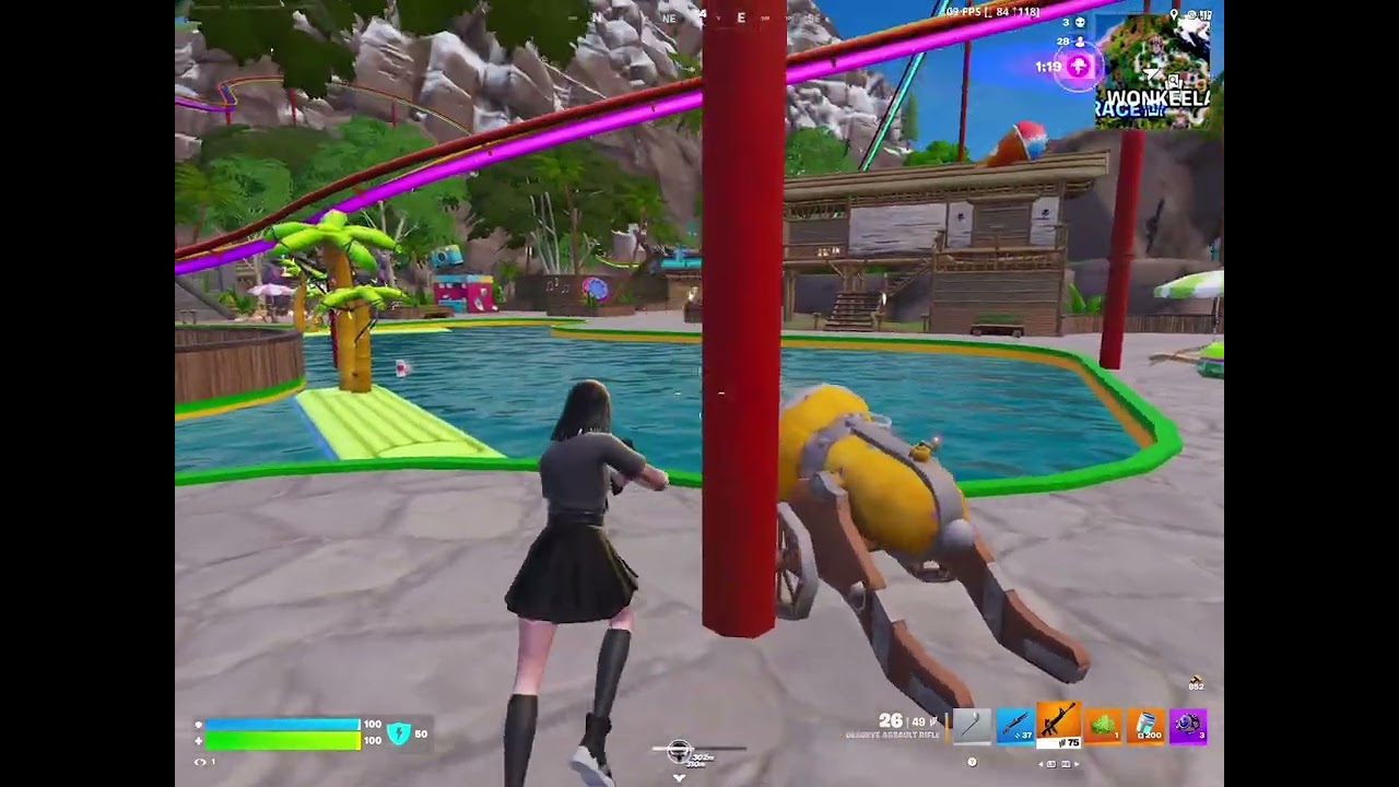 Me playing zero ￼build and it went bad