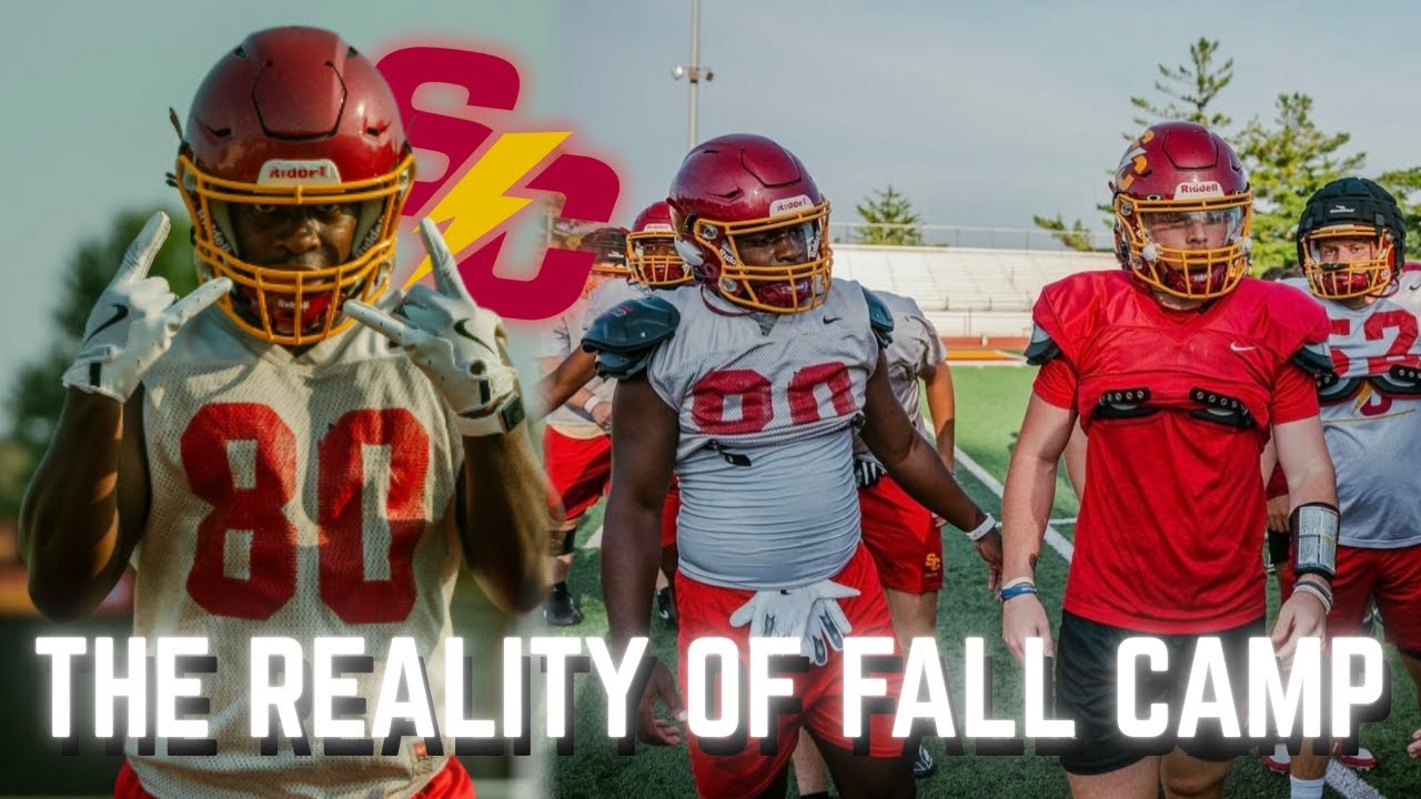 Day in the Life of a D3 College Football Player | Simpson College Fall Camp Vlog 2025