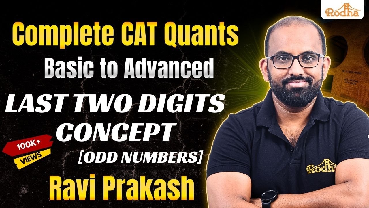 Number Systems ||  CAT Preparation || Quantitative Aptitude || Last 2 digits Odd numbers 2