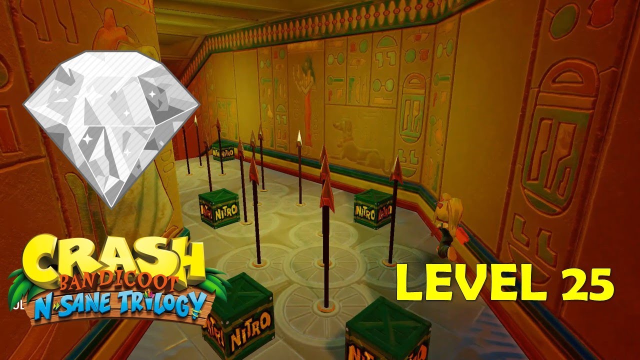 Crash Bandicoot N sane Trilogy WARPED - Level 25 - The secret gem