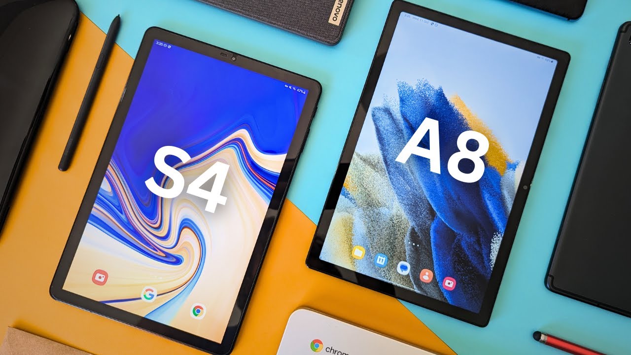 Samsung Galaxy Tab S4 против Tab A8 — старый премиум против нового бюджетного