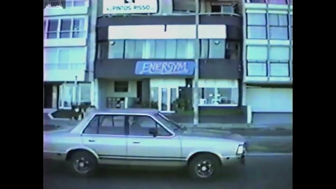 CAMINATA por la rambla de POCITOS un Domingo de 1987 | VHS | 4K