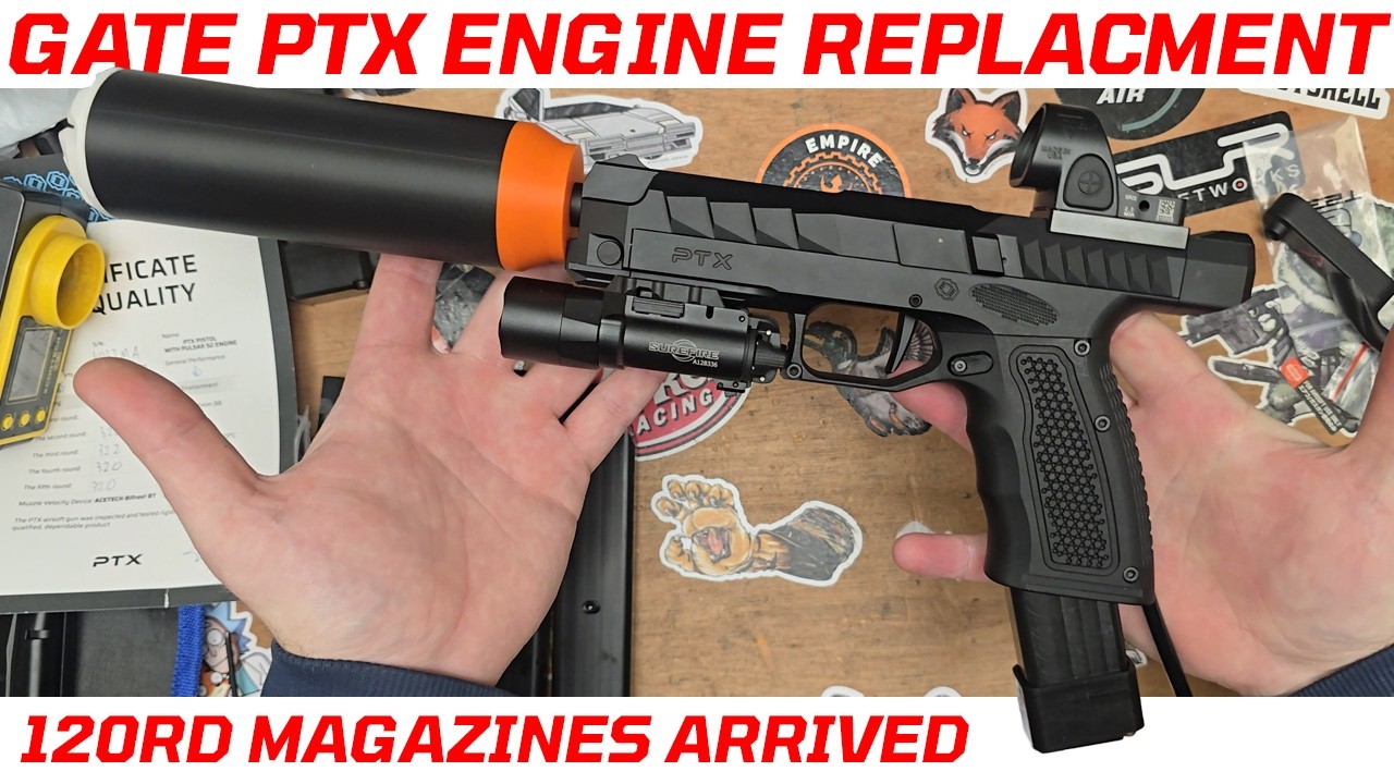 Gate PTX Part Two - Engine Replacement / 120rd Magazines #airsoft